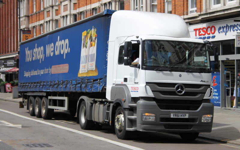 Tesco replaces 65,000 diesel-fueled miles with UK’s "first" commercial electric HGVs