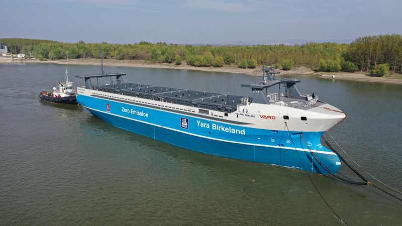 World's first electric and autonomous container ship all set for commercial use
