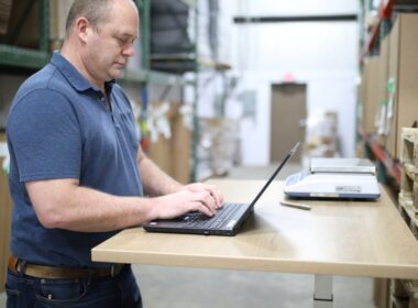 A man in the warehouse researching the mistakes of logistics automation
