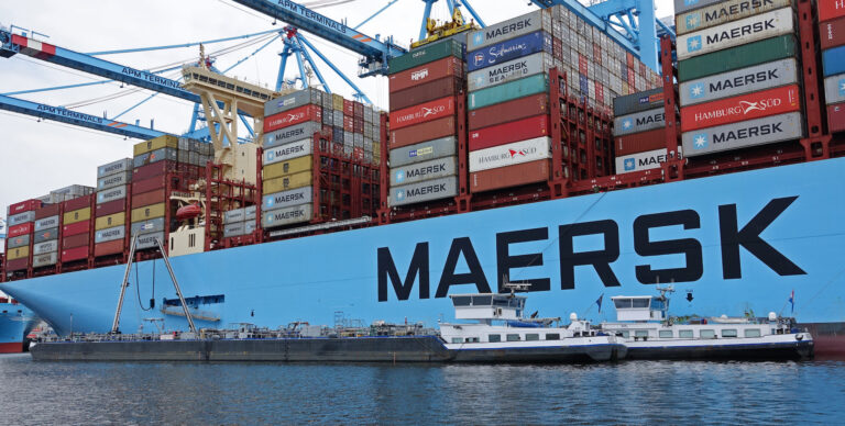 Maersk rail-sea freight route