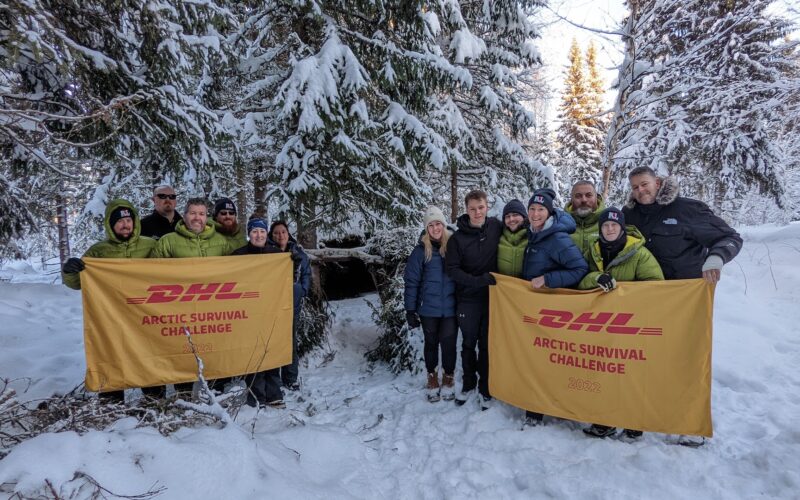 DHL Arctic Survival Challenge team raise £34,000+ for RBL
