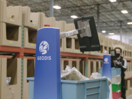 Locusbots in a GEODIS warehouse