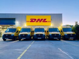 DHL Parcel UK Warehouse Vans