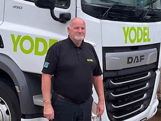 Yodel’s longest working driver celebrates 45 years