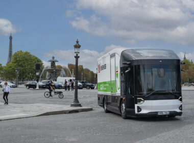 For the first time, a design verification prototype Volta Zero operated on roads © Volta Trucks