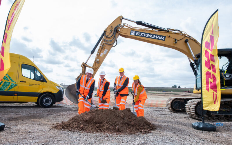 DHL breaks ground on new 25k m² Coventry hub