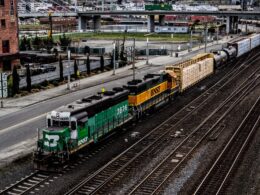 Using rail freight after reading up on the eco-friendly benefits of rail freight