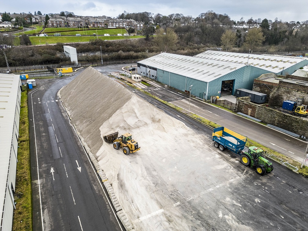 The Port of Dundee’s new road salt hub saves 11,000 truck miles